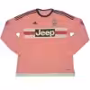 Maglietta Calcio Away Manica Lunga Juventus Retro 2015 2016