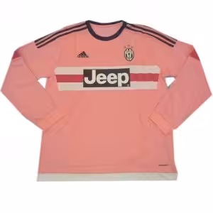 Maglietta Calcio Away Manica Lunga Juventus Retro 2015 2016