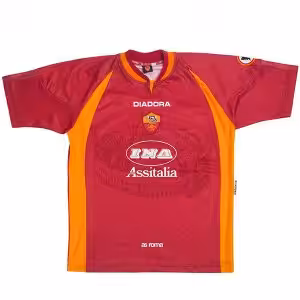 Maglietta Calcio Prima As Roma Retro 1997 1998