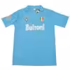 Maglietta Calcio Prima Napoli Retro 1987 1988 Blu