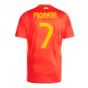 Álvaro Morata NO.7 Maglietta Calcio Prima Spagna 2024