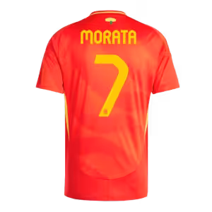 Álvaro Morata NO.7 Maglietta Calcio Prima Spagna 2024