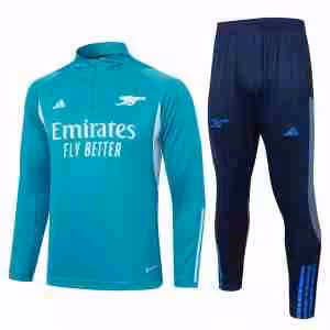 Felpa Formazione Arsenal 2024 2025 Blu Ⅰ