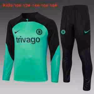 Felpa Formazione Bambino Chelsea 2024 2025 Verde