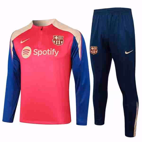 Sudadera De Training Barcelona 2024-2025 Rojo Azul