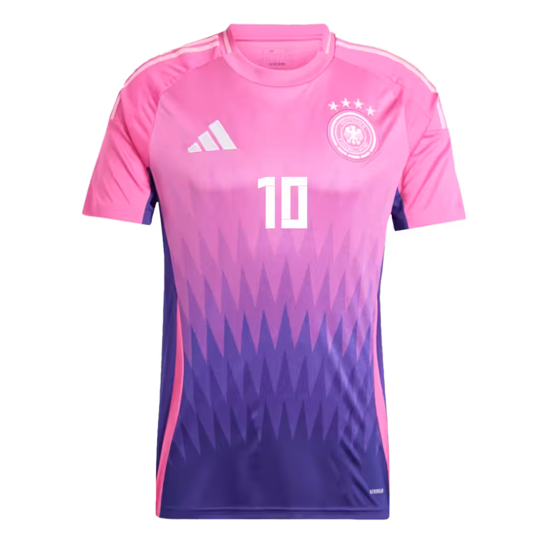 Jamal Musiala NO.10 Maglietta Calcio Away Germania 2024_1