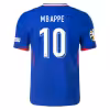Kylian Mbappé NO.10 Maglietta Calcio Prima Francia 2024 -Versione Giocatore