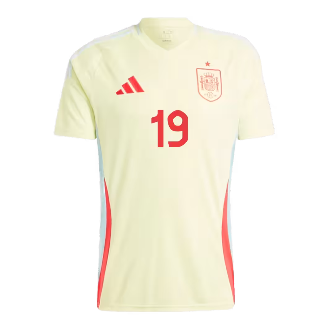 LAMINE YAMAL NO.19 Maglietta Calcio Away Spagna 2024-1