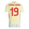 LAMINE YAMAL NO.19 Maglietta Calcio Away Spagna 2024