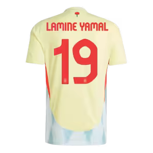 LAMINE YAMAL NO.19 Maglietta Calcio Away Spagna 2024