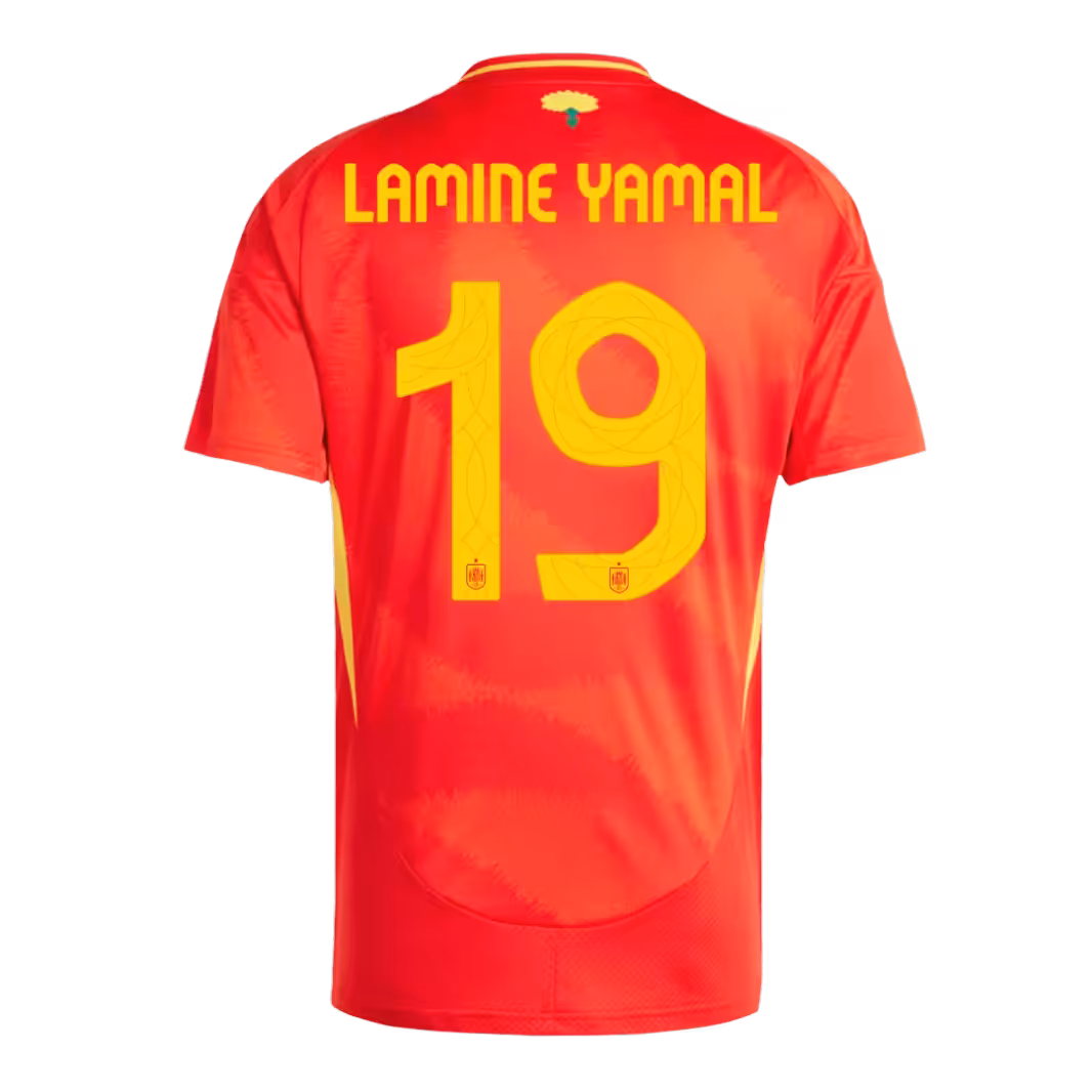 LAMINE YAMAL NO.19 Maglietta Calcio Prima Spagna 2024