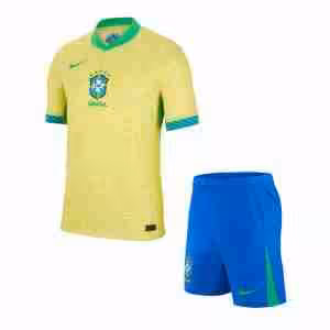 Maglietta Calcio Brasile Prima Set Bambino 2024