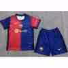 Maglietta Calcio FC Barcellona Prima Set Bambino 2024 2025