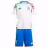 Maglietta Calcio Italia Away Set Bambino 2024