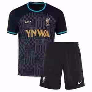Maglietta Calcio Liverpool  X Lebron James Set Bambino 2024 2025