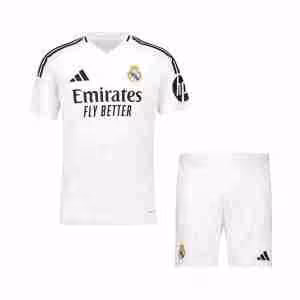 Maglietta Calcio Real Madrid Prima Set Bambino 2024 2025