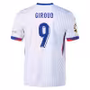 Olivier Giroud NO.9 Maglietta Calcio Away Francia 2024
