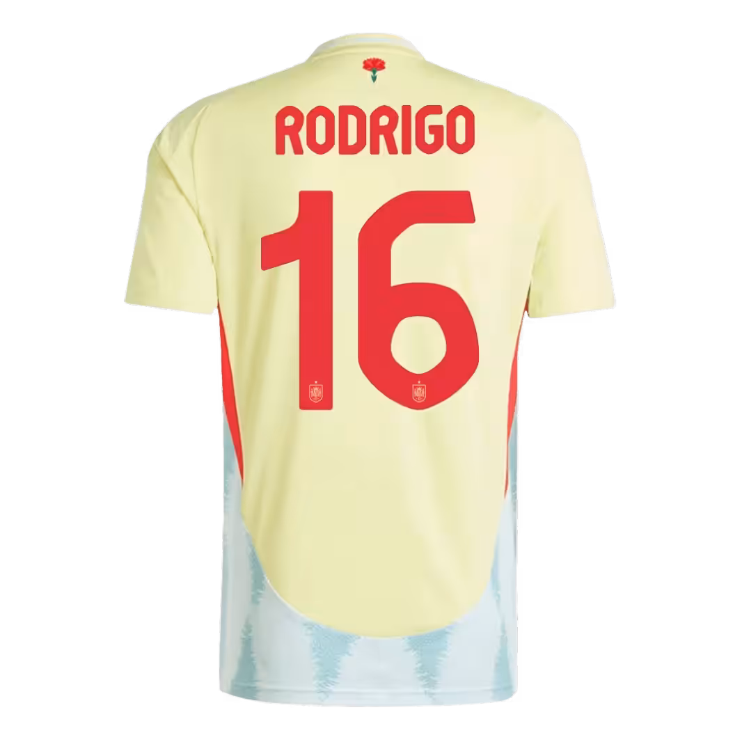 Rodrigo NO.16 Maglietta Calcio Away Spagna 2024
