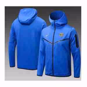 Tuta Con Cappuccio FC Barcellona 2024 2025 Blu