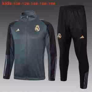 Tute Calcio Bambino Real Madrid 2024 2025 Grigio