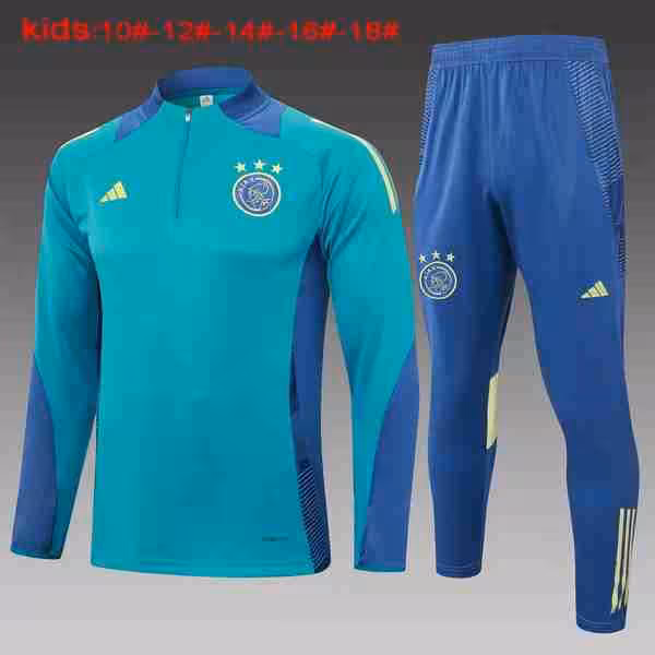 Niños Sudadera De Training Ajax 2024-2025 Verde 3
