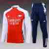 Felpa Allenamento Bambino Arsenal 2024 2025 Rosso Bianco