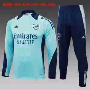 Felpa Allenamento Bambino Arsenal 2024 2025 Verde
