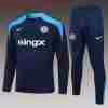Felpa Allenamento Bambino Chelsea 2024 2025 Blu
