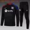 Felpa Allenamento Bambino FC Barcellona 2024 2025 Nero Blu