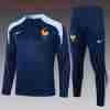 Felpa Allenamento Bambino Francia 2024 2025 Blu
