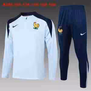 Felpa Allenamento Bambino Francia 2024 25 Blu