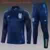 Felpa Allenamento Bambino Italia 2024 2025 Blu