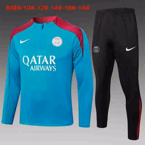Niños Sudadera De Training PSG 2024-2025 Azul 3