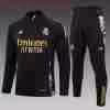 Felpa Allenamento Bambino Real Madrid 2024 2025 Nero Giallo