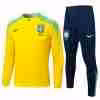 Felpa Allenamento Brasile 2024 2025 Giallo Verde
