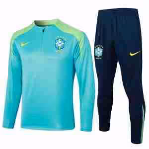 Felpa Allenamento Brasile 2024 2025 Verde