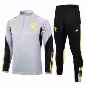 Felpa Allenamento Flamengo 2024 2025 Grigio