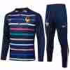 Felpa Allenamento Francia 2024 2025 Blu