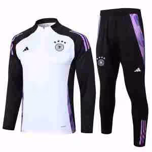 Felpa Allenamento Germania 2024 2025 Bianco Nero
