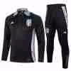 Felpa Allenamento Italia 2024 2025 Nero Grigio