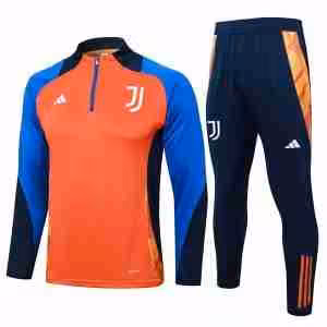 Felpa Allenamento Juventus 2024 2025 Arancione Blu