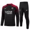 Felpa Allenamento Paris Saint Germain 2024 2025 Nero Rosso