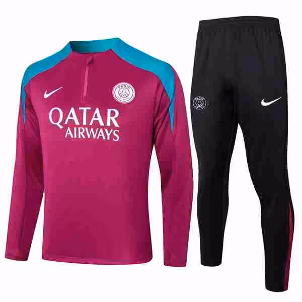 Sudadera De Training PSG 2024-2025 Purpura Rojo 3