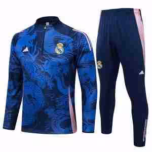 Felpa Allenamento Real Madrid 2024 2025 Blu
