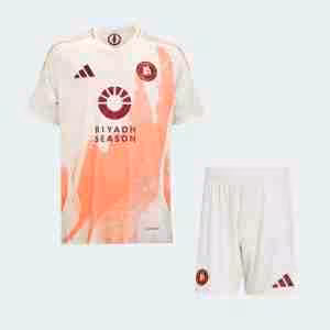 Maglietta Calcio AS Roma Away Set Bambino 2024 2025