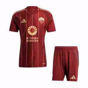 Maglietta Calcio AS Roma Prima Set Bambino 2024 2025