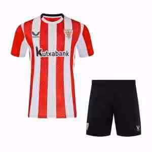 Maglietta Calcio Athletic Bilbao Prima Set Bambino 2024 2025