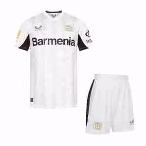 Maglietta Calcio Bayer Leverkusen Away Set Bambino 2024 2025