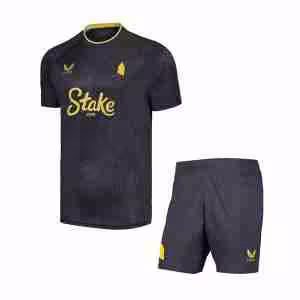 Maglietta Calcio Everton Away Set Bambino 2024 2025