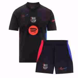 Maglietta Calcio FC Barcellona Away Set Bambino 2024 2025
